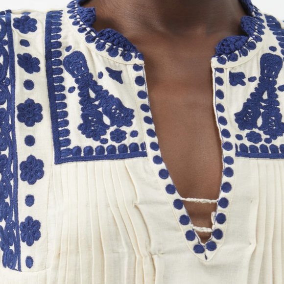 Sea Holly Soutache Top in Cream - Picture 8 of 9